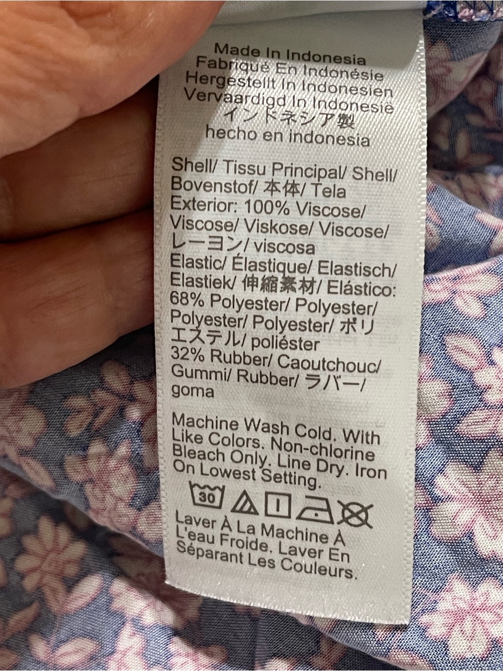 J. Crew Lavender-Blue Floral Smocked Maxi Dress - Picture 8 of 13